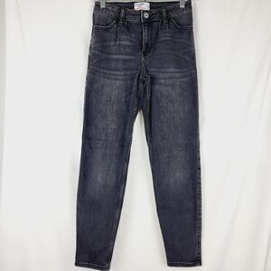 Abercrombie‎ Kids High Rise Mini Mom Jean Black Size 13/14 Skinny Jeans